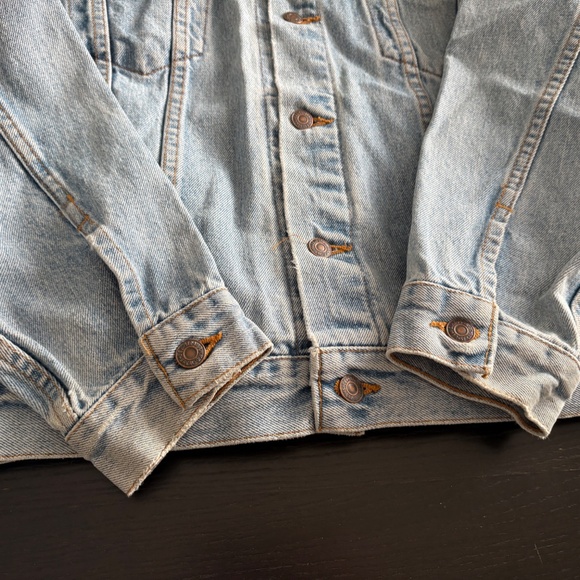 Vintage Mens Levis Made In USA Denim Trucker Jacket Large 70507-4890 - Picture 2 of 9